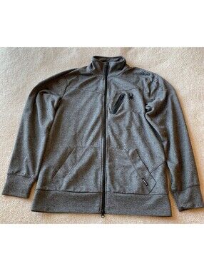Spyder Active Full Zip Breathable Moisture Wicking ProW=B Jacket Gray Men's M